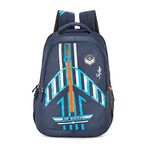 Skybags Casual Backpack 34L with 3 Spacious Compartments, Front Pocket & Built to Last Shoulder Strap | Blue | Riddle