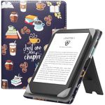 HGWALP Universal Case for 6-6.8 inch eReaders, Paperwhite Case with Hand Strap Fit with All 6" 6.8" Paperwhite/Paperwhite 2023/ Paperwhite Signature Edition/Kobo E-Book Reader-Juse one More Chapter