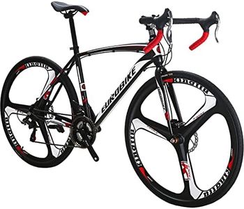 Road Bike,OBK XC550 Mens Road Bikes,21 Speed Disc Brake,700C Wheels Mens or Womens Bicycle Cycling 49cm or 54cm Frame (54cm Mag Wheels)