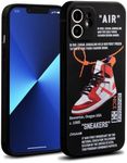 Siski Cool Phone Case for iPhone 11 Case for Boys Men Aesthetic Street Basketball Sneaker Design Shockproof Designer Case Full Body Drop Protection Compatible with iPhone 11 Case