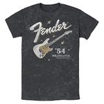 Fender Guitars Fender Western Startocaster Young Men's Short Sleeve Tee Shirt, Black, Large