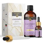 Avatra Pure Lavender Essential Oil for Hair Care, Scalp Massage and Skin Care, Natural Lavender Oil with Dropper for Diffuser and Aromatherapy 3.38oz