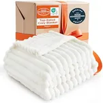 Bedsure GentleSoft White Throw Blan