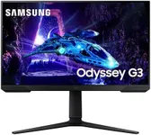 SAMSUNG 27-Inch Odyssey G3 (G30D) Series FHD Gaming Monitor, 1ms, 180Hz, AMD FreeSync, Adjustable Stand, Black Equalizer, Virtual Aim Point, Eye Saver Mode, Flicker-Free, LS27DG302ENXZA, 2024