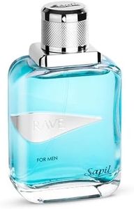Sapil Rave 100 ml Eau De Toilette Men - Long-Lasting Dubai Toilette, Fresh Spicy Aromatic Scent for Daily Wear, Arabic Toilette with Unique Calabrian Bergamot & Pepper Notes [100 ml - 3.4 oz]