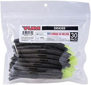 Yum Lures 5 Dinger Blk-Grn Pmpkn/Ch
