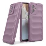 Zapcase Back Case Cover for Moto G64 5G | Compatible for Moto G64 5G Back Case Cover | Liquid Silicon Magic Case with Camera Protection | Lavender