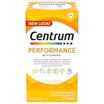 Centrum Performance Multivitamins/Minerals Supplement for Men & Women with Ginseng for Energy, 75 Tablets (Packaging May Vary)