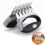 Lisnoway Meat Claws for Shredding, Metal Set of 2 Tools, Chicken Shredder, Meat Shredder Claws, BBQ Shredding Claws, Pulled Pork, Bear Claws, Pork Shredding Claws Shred Cut Meats