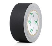 BOMEI PACK Black Gaffer Tape, Matte Finished, 2 Inch x 30 Yards, 1 Roll