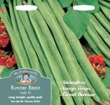 Mr Fothergills - Pictorial Packet - Vegetable - Runner Bean Lady Di Stringless - 45 Seeds