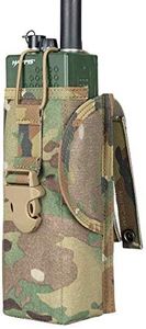EXCELLENT ELITE SPANKER MOLLE Radio Pouch for Vest Tactical Universal Walkie Talkie Radio Holder Case Bag(MCP)