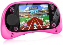 Retro Gaming Console - Built-in 230 Handheld Video Games, 16-Bit Games, One-Touch Mute, 4-Level Brightness, 3.5" IPS Screen, Pocket Games for Boys & Girls