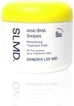 SLMD by Dr. Pimple Popper - AHA/BHA Swipes - Daily Resurfacing Pads for Face and Body - Exfoliate, Resurface, and Treat and Prevent Acne