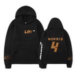 TYI Unisex Lando-Norris Hoodie Sweatshirt Harajuku Cartoon Hip Hop Fashion Clothing F1 Racing Fans Men/Women Hoodie (S-3XL) (15,L)