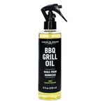 CARON & DOUCET - BBQ Grill Cleaner Oil | 100% Plant-Based & Vegan | Best for Cleaning Barbeque Grills & Grates | Use with Wooden Scrapers, Brushes, Accessories & Tools | Great Gift for Dad! (8oz)