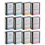 Femmelure LANCERCARDS Premium Plastic Playing Cards (Set of 12),Bridge Size, Multicolor Cards Packed in an Individual Container, Cards for All Ages Used for Card Games, Poker and Rummy