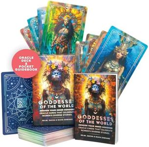 About my Brain Goddess Oracle Deck | 60 Oracle Cards and Pocket Guidebook | Goddesses of The World | Complement Your Tarot Card Practice