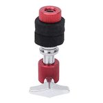 Bnineteenteam Hi Hat Clutch Red Black High Hat Clutch for Hi-Hat Cymbal Metal Hi-Hat Clutch Stand Drum Set Accessory