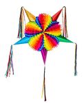 Celly Party Mexican Star Pinata,Festive Rainbow Colorful Pinatas Party Decorations,32 Inch Large Authentica Birthday Pinata for Kids Birthday Party, 5 de Mayo,4th of July (Mexican Star Pinata)