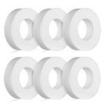 lasuroa 6pcs Pool Cleaner Climbing Ring Compatible with Dolphin Robot Swimming Pool Cleaner, White Wheels Rings Replacement Part for Dolphin M200 M400 M500 Nautilus/CC Plus DX3/DX4/DX6