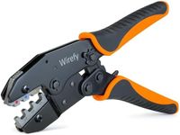 Crimping Tool For Heat Shrink Connectors - Ratcheting Wire Crimper - Crimping Pliers - Ratchet Terminal Crimper - Wire Crimp Tool by Wirefy