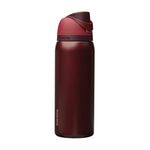 Owala FreeSip Insulated Stainless Steel Water Bottle with Straw, BPA-Free Sports Water Bottle, Great for Travel, 945ml, Black Cherry