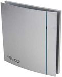 Envirovent SILDES100HTS 'Designer' Extractor Fan with Humidistat/Timer (Silver)