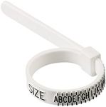 rayinblue UK Ring Sizer Measures Ring Sizes UK - A to Z with Ring Size Guide Including Ring Size Chart, Ring Sizer Gauge,Professional & Accurate for Men and Women Sizes A-Z+9