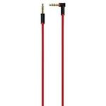 SPARKED Replacement Audio Cable Wire 3.5mm Aux for Beats Monster Dr Dre Studio 1 2 3, Solo HD Earphones, Wireless, Pro, Detox, Mixr Headphones, Pill Plus + UK Lead (Red, 1.4m)