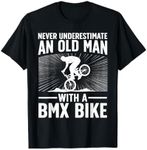 Cool BMX Bike Design For Grandpa Men BMX Bike Rider Lover T-Shirt