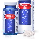 MAGNOX® 520 | Magnesium Supplement 520mg of High Absorption Magnesium for Men & Women with Dead Sea Minerals | 3X More Absorption | Patented Formula | Fast Sleep & Muscle Pain Relief (60 Vegan Caps)