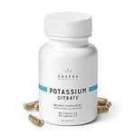 Cheers - Potassium Citrate, 316 mg per Capsule, 90 Capsules, Vegan Potassium Supplement for Adults, Natural Mineral Electrolyte, Non-GMO