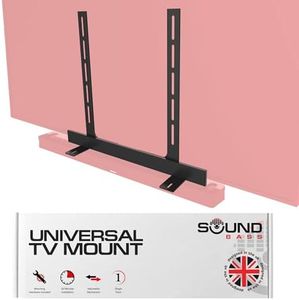 Soundbass Universal Bose Under TV Mounting Attachment, Black, Compatible With Soundbar 300/500/700/900, TV Speaker & Soundtouch 300 - Invisible Once Fitted, Finally, an easy way to mount your Soundbar