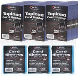 BCW 300 Count Card Sleeve and Toplo