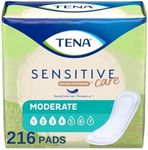 TENA Incontinence Pads, Bladder Control & Postpartum for Women, Moderate Absorbency, Long, Intimates - 216 Count (pack of 1)