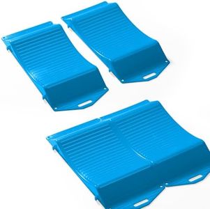 Tire Saver Ramps - Heavy-Duty Set of 4 Ramps for Safe and Convenient Vehicle Maintenance and Repairs
