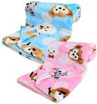 BRANDONN Baby Blankets New Born Combo Pack of Crib Sheet Wrap for Baby Boys and Baby Girls Pack of 2 Pcs