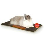 K&H Manufacturing Thermo-Kitty Mat 12.5-Inch x 25-Inch, 6-Watts, Mocha