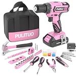 PULITUO 20V Pink Cordless Lithium-i