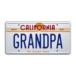 License to Drive | GRANDPA | Metal Stamped License Plate