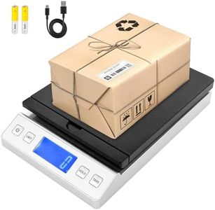 Smart Weigh Digital Shipping Scale 66LB x 0.1oz Hold and Tare Function Accurate Postal Scale for Packages Includes Batteries and USB-C Reliable for Mail and Shipping