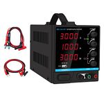 LOGNWEI ® DC Power Supply Variable 30V 10A Bench Power Supply 4-Digital LED Display ，Variable Power Supply for DIY, Electroplating kit，Teaching Supplies，Lab Power Supply with 5V/2A USB Port