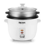 Aroma 6 Cup Rice Cooker And Food Steamer