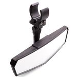 UTV Rear View Mirror, RZR Center Rearview Mirror 1.5"-2" Roll Bar Mount Compatible with Polaris RZR General, Pioneer, Talon, Can Am Commander Maverick X3, Kawasaki, Arctic Cat Wildcat