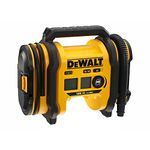 DEWALT DCC018N-XJ Akku-Kompressor DCC 018 N 18 Volt Triple Source Inflator, Black/Yellow