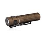 OLIGHT Baton 3 Pro 1500 Lumens EDC Rechargeable LED Torch,High Lumens Pocket Flashlight for Outdoors,Indoors and Emergency,Desert(Cool White Light: 5700~6700K)