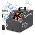 beamz B300 Bubble Machine with 1L Fluid - Portable Electric Bubble Machine for DJs, Disco Parties & Outdoor Events, Bubble Machine Wireless Remote Control, DJ Bubble Machine, Bubble Blowing Machines