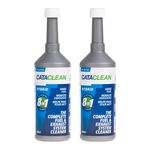 Cataclean Hybrid | Complete Fuel & Exhaust Cleaner | Catalytic Converter, Valve & Injector Cleaner | Fuel Additive Formulated for Performance & Fuel Efficiency | Pre MOT Emissions Reducer | 2 x 500ml
