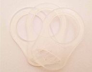 3 pcs MAM Ring Button Style Pacifier Adapter - Transparent